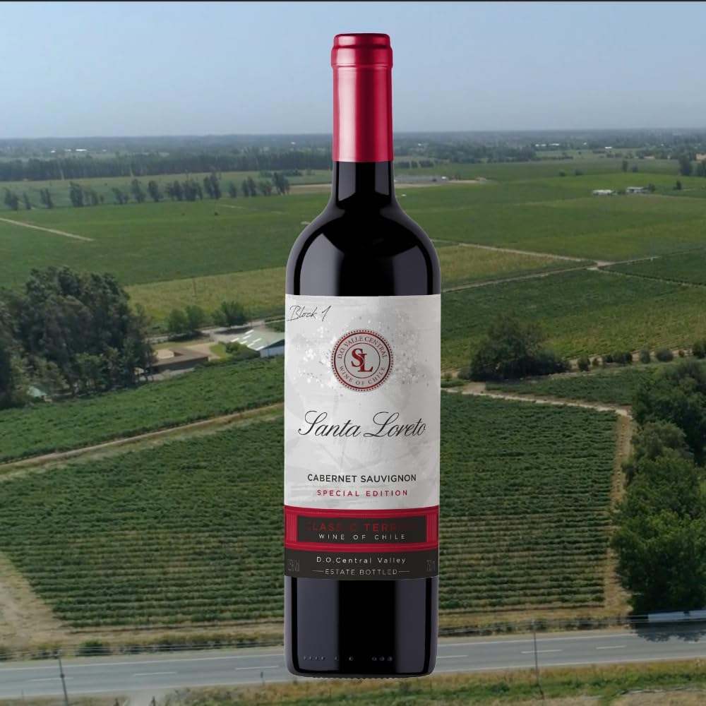 Vinho Fino Tinto Chileno Santa Loreto Varietal Cabernet Sauvignon 750ml - Imagem 5