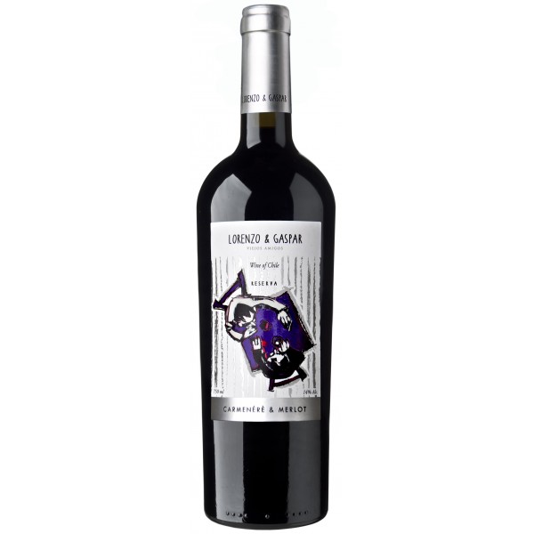 Vinho Lorenzo & Gaspar Gran Reserva Carménère Merlot 750ml